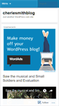 Mobile Screenshot of cheriesmithblog.wordpress.com