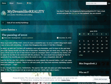 Tablet Screenshot of draconiandreams.wordpress.com