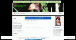 Desktop Screenshot of lymeaway.wordpress.com