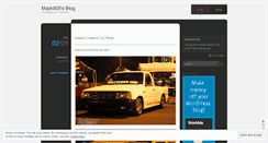 Desktop Screenshot of majik808.wordpress.com