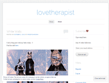 Tablet Screenshot of lovetherapist.wordpress.com