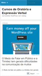 Mobile Screenshot of cursosoratoria.wordpress.com
