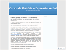 Tablet Screenshot of cursosoratoria.wordpress.com