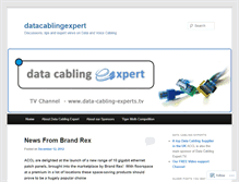 Tablet Screenshot of datacablingexpert.wordpress.com