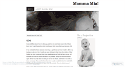 Desktop Screenshot of mammamiablog.wordpress.com