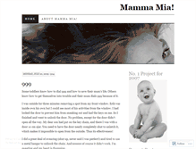 Tablet Screenshot of mammamiablog.wordpress.com