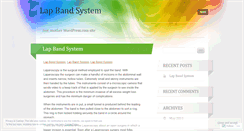 Desktop Screenshot of lapbandsystem30.wordpress.com