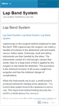 Mobile Screenshot of lapbandsystem30.wordpress.com