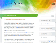 Tablet Screenshot of lapbandsystem30.wordpress.com