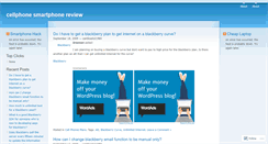 Desktop Screenshot of cellphonesmartphonereview.wordpress.com