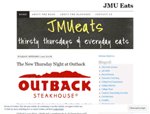 Tablet Screenshot of jmueats.wordpress.com
