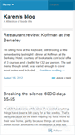 Mobile Screenshot of karenthurman.wordpress.com
