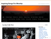 Tablet Screenshot of christiansingers.wordpress.com