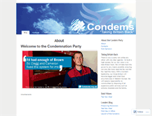 Tablet Screenshot of condems.wordpress.com