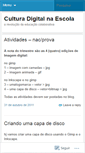 Mobile Screenshot of culturadigitalnaescola.wordpress.com