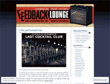 Tablet Screenshot of feedbacklounge.wordpress.com
