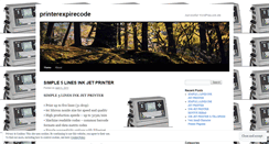 Desktop Screenshot of printerexpirecode.wordpress.com