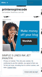 Mobile Screenshot of printerexpirecode.wordpress.com