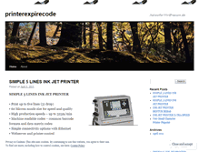 Tablet Screenshot of printerexpirecode.wordpress.com