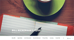 Desktop Screenshot of billnickersonmortgageinformation.wordpress.com