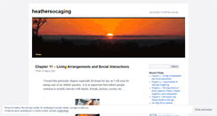 Desktop Screenshot of heathersocaging.wordpress.com