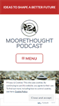 Mobile Screenshot of moorethoughtpodcast.wordpress.com