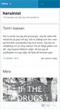 Mobile Screenshot of heroinist.wordpress.com