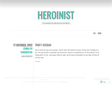 Tablet Screenshot of heroinist.wordpress.com