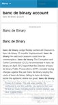 Mobile Screenshot of ppc.bancdebinaryaccount.wordpress.com