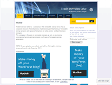 Tablet Screenshot of inversionsolar.wordpress.com