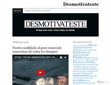 Tablet Screenshot of desmotivateste.wordpress.com