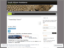 Tablet Screenshot of experiencesoccerinafrica.wordpress.com