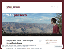 Tablet Screenshot of fifteenparsecs.wordpress.com