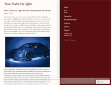 Tablet Screenshot of neonundercarlights01.wordpress.com