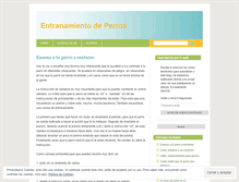 Tablet Screenshot of entrenamientodeperros.wordpress.com