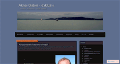 Desktop Screenshot of aknai.wordpress.com