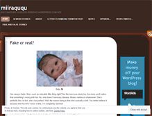 Tablet Screenshot of miiraququ.wordpress.com