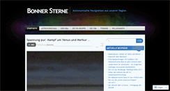 Desktop Screenshot of bonnstern.wordpress.com