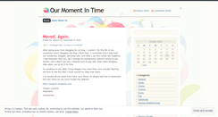 Desktop Screenshot of ourmomentintime.wordpress.com