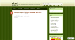 Desktop Screenshot of cityad.wordpress.com