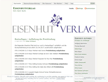 Tablet Screenshot of eisenhutverlag.wordpress.com