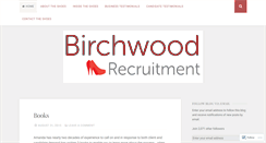 Desktop Screenshot of birchwoodrecruit.wordpress.com
