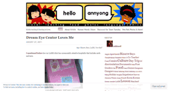 Desktop Screenshot of helloannyong.wordpress.com