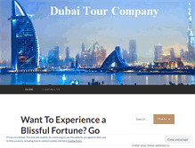 Tablet Screenshot of dubaitourcompany.wordpress.com