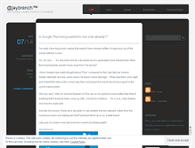 Tablet Screenshot of jamesbranch.wordpress.com