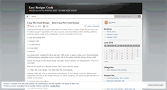 Desktop Screenshot of easyrecipescook.wordpress.com