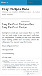 Mobile Screenshot of easyrecipescook.wordpress.com