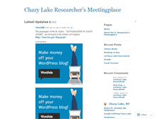 Tablet Screenshot of clwriterscentral.wordpress.com