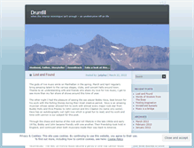 Tablet Screenshot of drumfill.wordpress.com