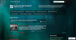 Desktop Screenshot of cicloivgerman.wordpress.com